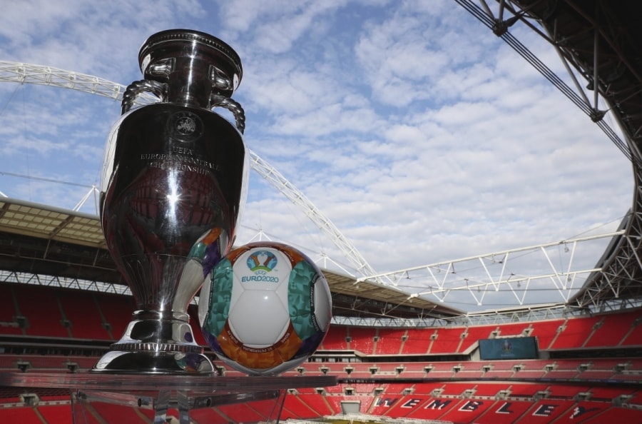 Sân Wembley sẽ có thể không còn là nơi tổ chức trận chung kết EURO 2021. (Ảnh: Getty).