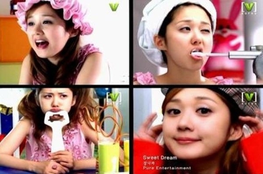 Jang Nara trong MV ca nhạc Sweet Dream.