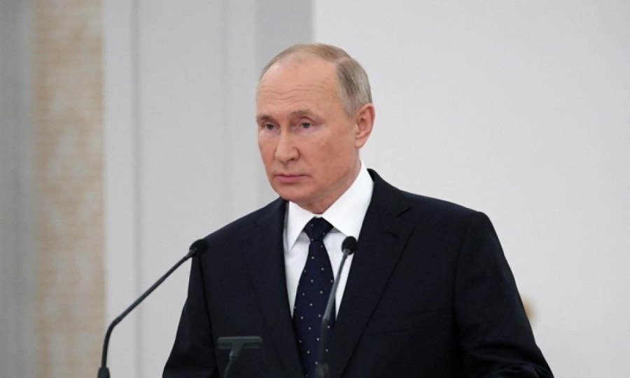 Tổng thống Vladimir Putin phát biểu tại Hạ viện hôm 21/6. Ảnh: AFP