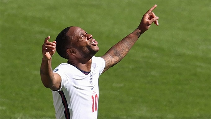 Sterling đã ghi 3 bàn ở EURO 2020