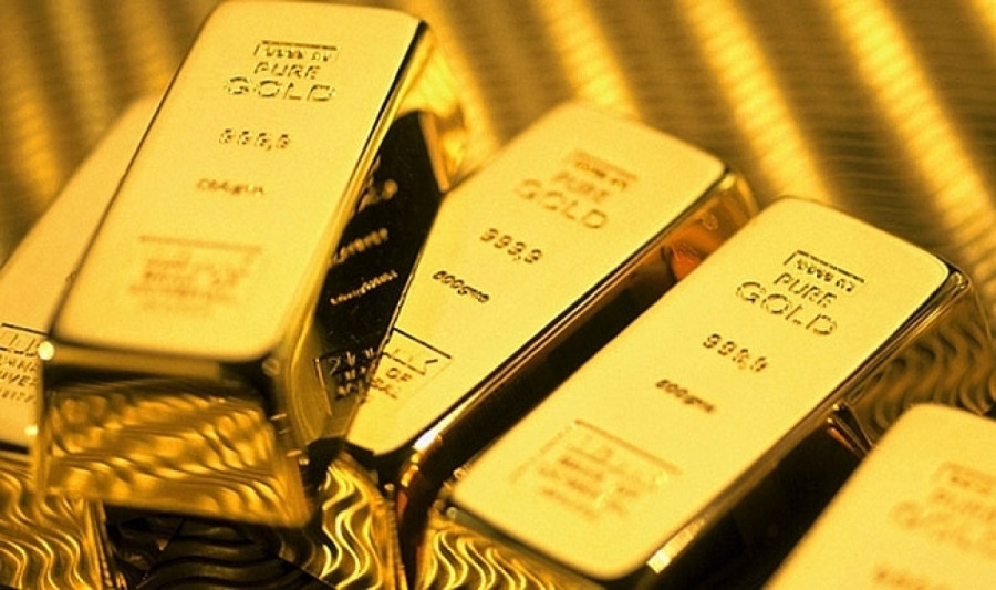 Giá vàng SJC và vàng thế giới đồng loạt đảo chiều giảm (Ảnh minh họa: KT)