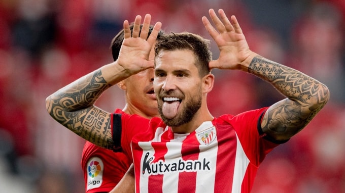 Inigo Martinez mở tỷ số trận Bilbao vs Barca ở phút 50