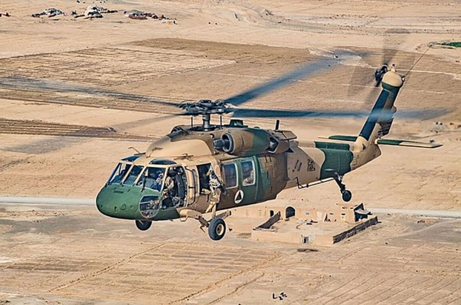 Trực thăng quân sự Mỹ UH-60 Black Hawk. 