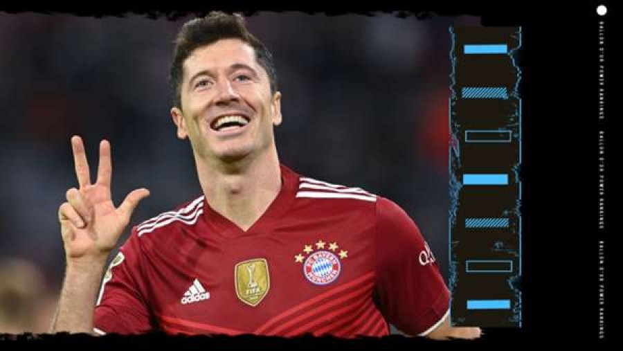 2. Robert Lewandowski (Bayern Munich) | Thành tích trong năm 2021: 41 bàn thắng, 4 kiến tạo. Vô địch Bundesliga, Club World Cup & DFL-Supercup.