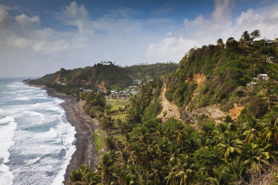 Bờ biển St Vincent và Grenadines. Ảnh: Getty Images