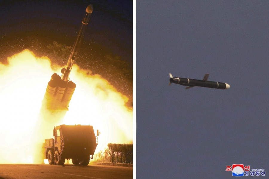 Một vụ thử tên lửa của Triều Tiên. Nguồn: KCNA/Reuters