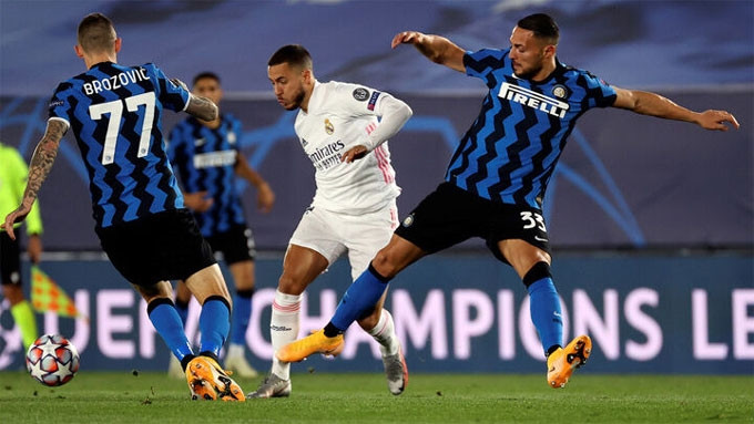 Inter và Real có mùa thứ 2 liên tiếp nằm cùng bảng với nhau
