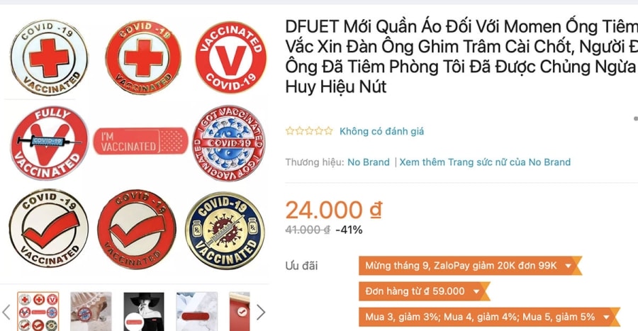 Áo phông in mã QR chứng nhận tiêm vắc xin bất ngờ gây xôn xao