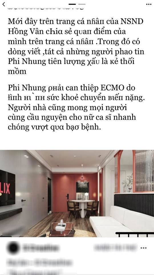 NS Hồng Vân bức xúc vì bị mạo danh tung tin tức tiêu cực về bệnh tình của Phi Nhung - Ảnh 5.