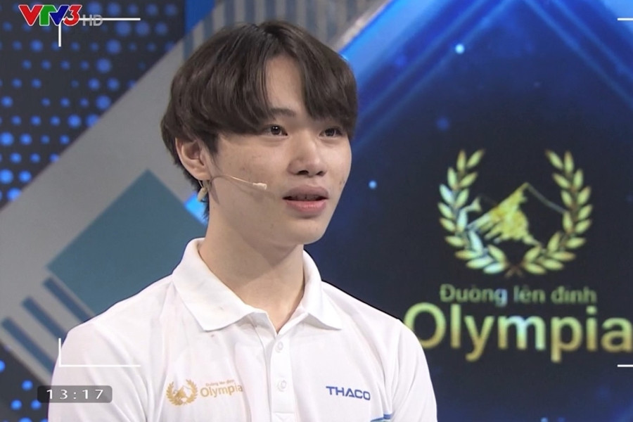 Nam sinh Nghệ An giành tấm vé cuối cùng vào chung kết năm Olympia