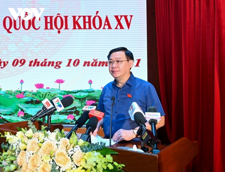 Chủ tịch Quốc hội tiếp xúc cử tri quận Hồng Bàng, TP Hải Phòng