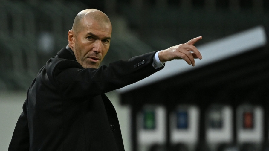 HLV Zinedine Zidane. (Ảnh: Getty)