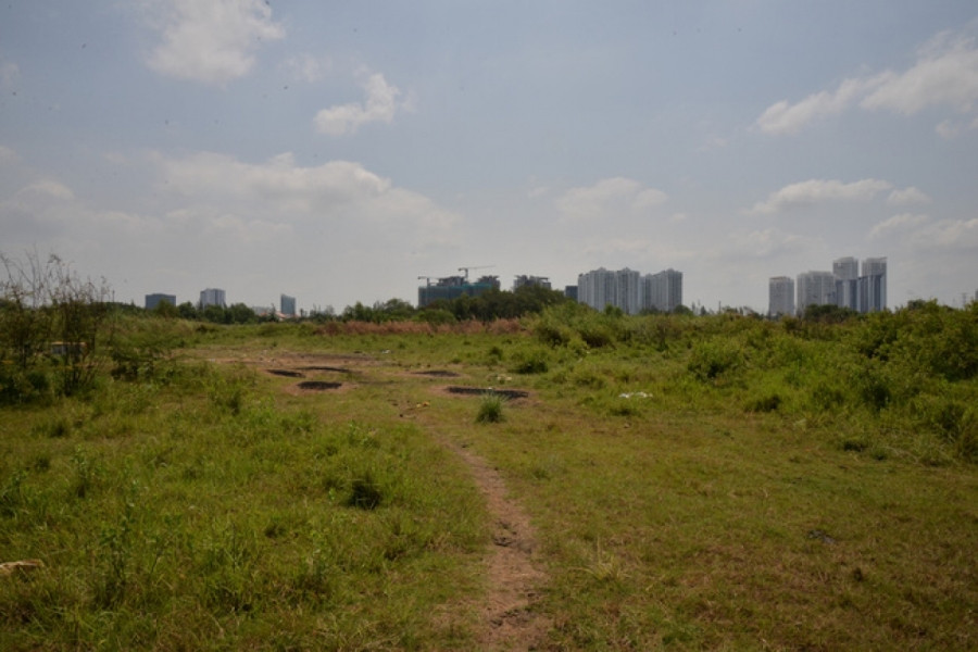 Một góc khu đất 32 ha tại xã Phước Kiển, huyện Nhà Bè, TP.HCM.