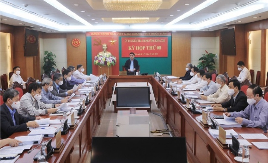 Kỳ họp thứ 8, Ủy ban Kiểm tra Trung ương từ 2-4/11 tại Hà Nội. 
