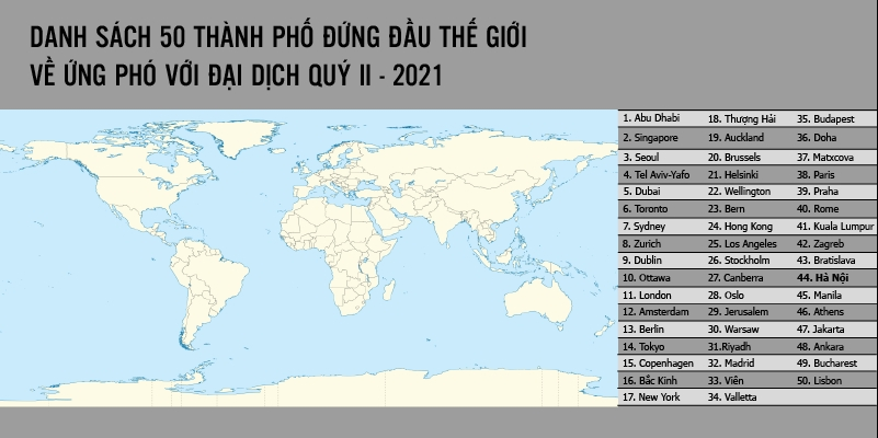 Hà Nội vào danh sách thành phố du lịch chống chọi Covid-19 tốt nhất thế giới