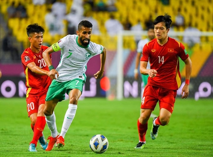 Hoàng Đức sẽ lại tái ngộ ngôi sao Al Faraj bên phía Saudi Arabia - Ảnh: AFC 