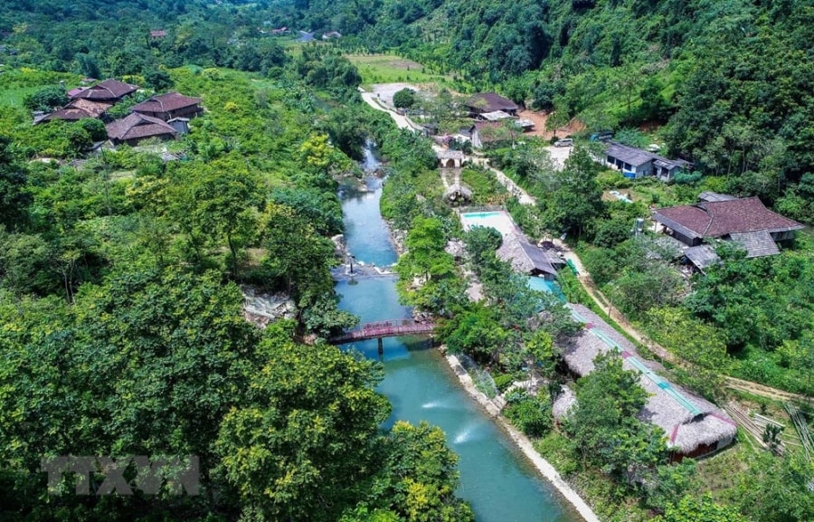 [Photo] Diem du lich cong dong Hoan Trung dep nhu tranh o Lang Son hinh anh 1