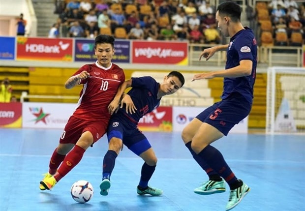 Vietnam lose to Thailand in AFF Futsal Championship semi-finals hinh anh 1