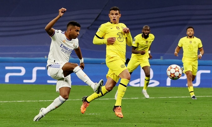 Rodrygo rút ngắn cách biệt xuống còn 1-3 cho Real