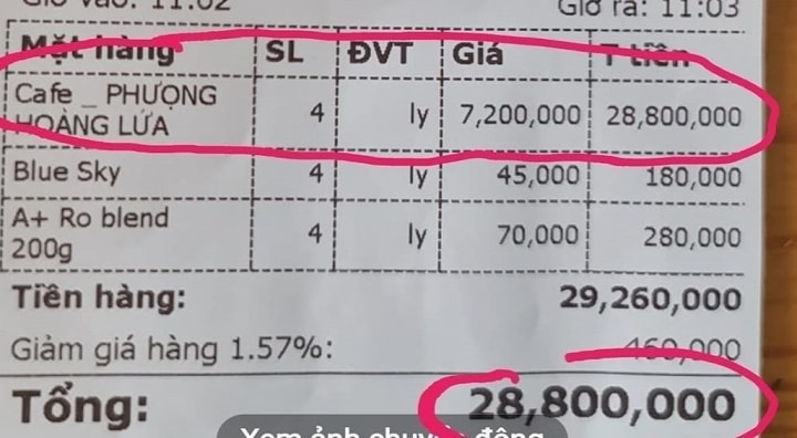 Xử phạt chủ quán tự đăng hóa đơn ly cà phê 7,2 triệu đồng để câu like - 2