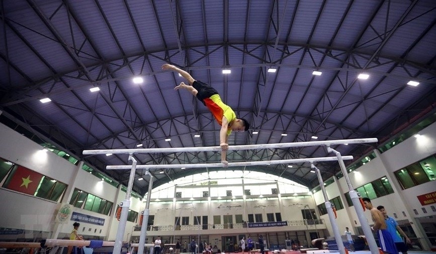Sporting teams training hard in preparation for SEA Games 31 hinh anh 1