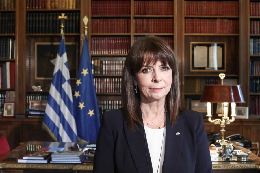 Tổng thống Hy Lạp Katerina Sakellaropoulou.