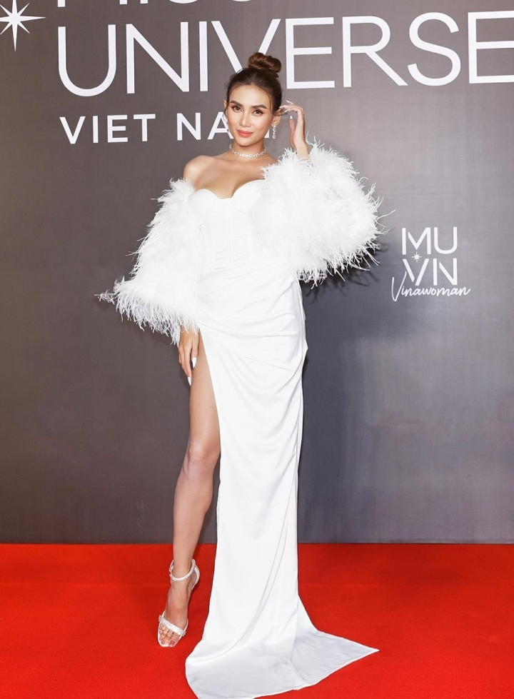 Bán kết Hoa hậu Hoàn Vũ Việt Nam 2022: Dàn mỹ nhân mặc gợi cảm trên thảm đỏ - 3