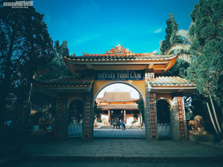 Ảnh: Chiêm ngưỡng Thiền viện Trúc Lâm Đà Lạt, ngôi chùa đẹp tựa tiên cảnh - 2
