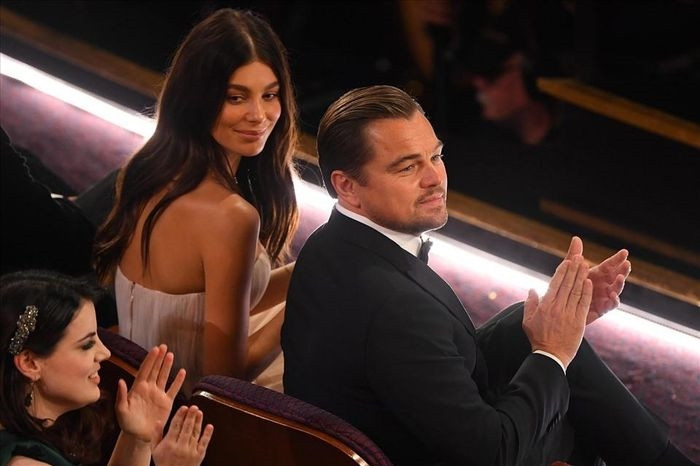 Lần hiếm hoi Camila Morrone và Leonardo DiCaprio xuất hiện ở sự kiện cùng nhau. 
