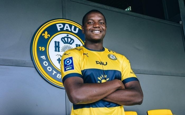  Nathan Monzango là tân binh thứ 16 của Pau FC ở mùa giải 2022/23. Ảnh: Pau FC. 