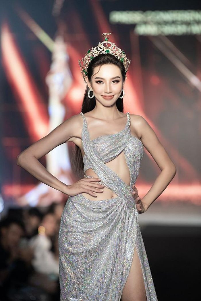Hoa hậu Thùy Tiên trong sự kiện ngày 7/9.