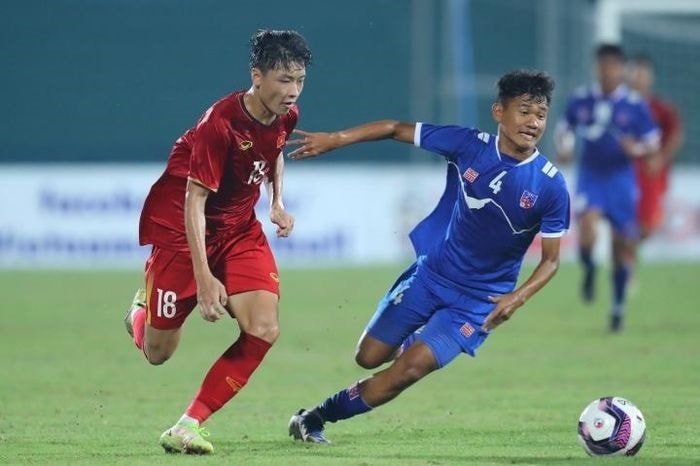 U17 Việt Nam giành chiến thắng dễ dàng. (Ảnh: Kim Chi)