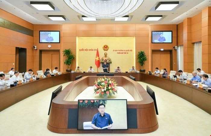 Một phiên họp của Ủy ban Thường vụ Quốc hội