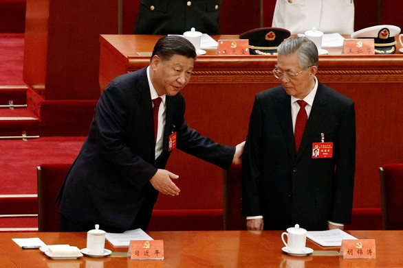 Ảnh khai mạc Đại hội Đảng lần thứ 20 của Trung Quốc - Ảnh 7.