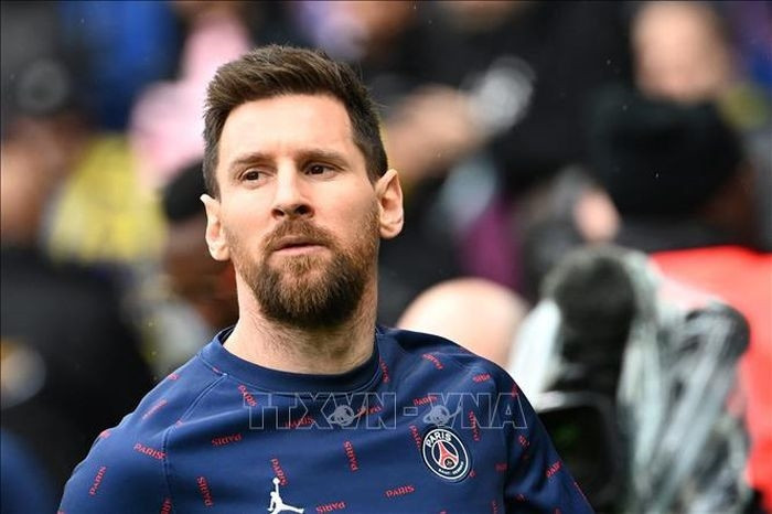 Tiền đạo Lionel Messi trong màu áo CLB Paris Saint-Germain. Ảnh: AFP/TTXVN