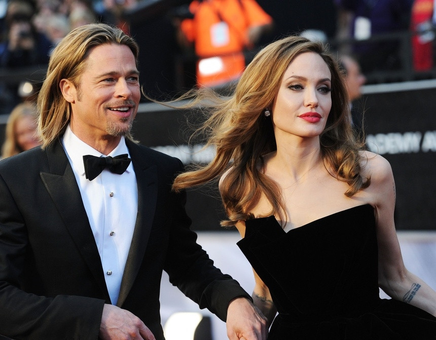 Brad Pitt Angelina Jolie anh 1