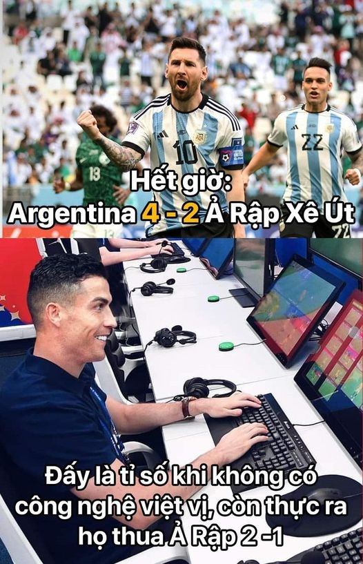 Dân mạng hài hước: Messi và Argentina cũng ngang Việt Nam chứ mấy - Ảnh 5.