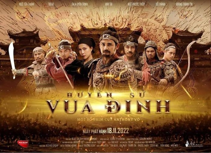 Phim “Huyền sử vua Đinh” đang gặp khó trong việc chinh phục khán giả. (Ảnh do nhà phát hành cung cấp)