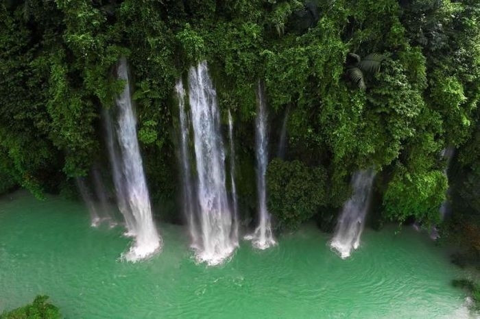 Thác Nậm Rứt trong tiếng Tày nghĩa là thác Mưa Rơi. (Ảnh: vietnam_travel_media)