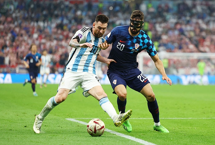  Messi đã khiến nhiều hậu vệ tại World Cup 2022 phải chán nản