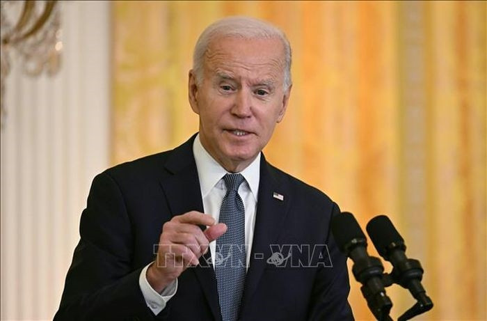Tổng thống Mỹ Joe Biden tại cuộc họp báo ở Washington, DC ngày 1/12/2022. Ảnh: AFP/TTXVN