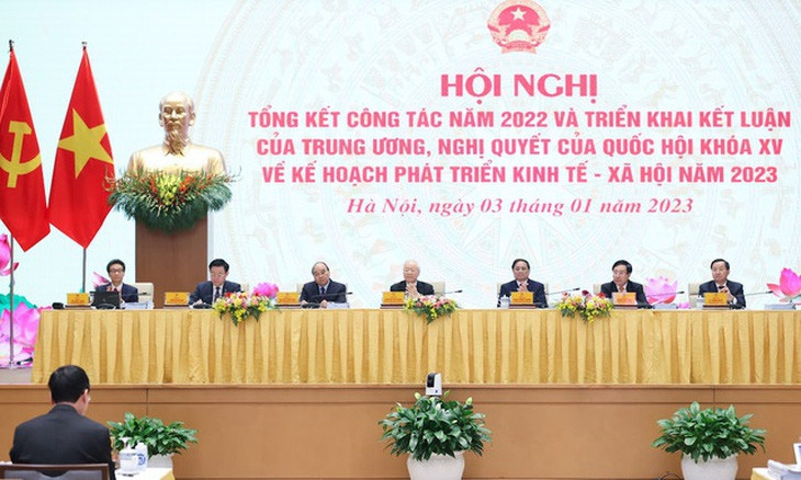 Tổng bí thư Nguyễn Phú Trọng dự Hội nghị Chính phủ với địa phương - Ảnh 2.