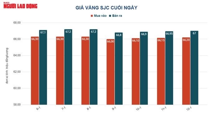 Giá vàng hôm nay 13-1: Tăng dữ dội khi lạm phát tại Mỹ giảm mạnh - Ảnh 2.