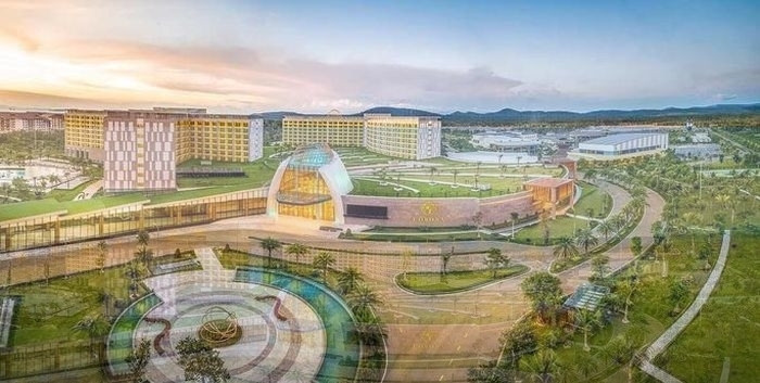 Khu phức hợp Casino Corona Phú Quốc, nơi duy nhất thí điểm cho người Việt vào chơi casino. Ảnh: DUY NHÂN