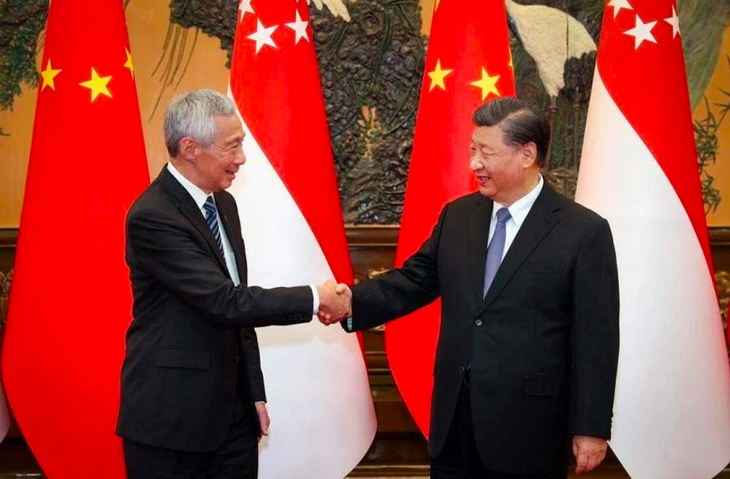 Trung Quốc và Singapore nâng cấp quan hệ - Ảnh 1.