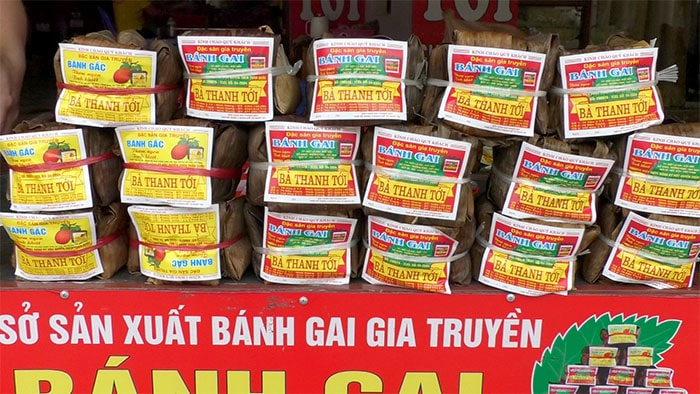 Ngọt bùi bánh gai Bà Thanh Tới