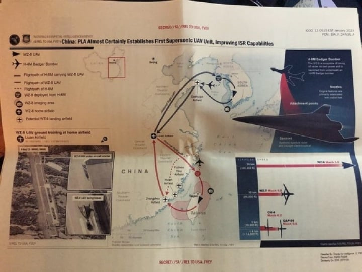 Tiết lộ bất ngờ về UAV siêu thanh của Trung Quốc trong vụ rò rỉ tài liệu  - 2
