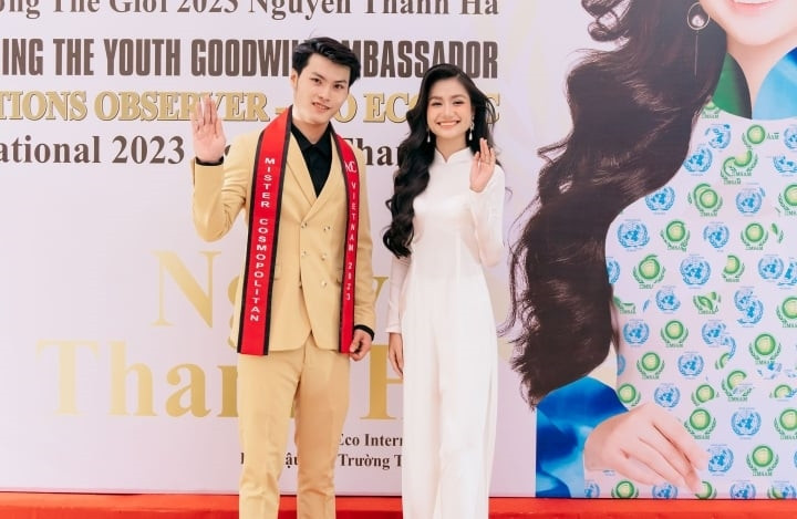Hoa hậu Nguyễn Thanh Hà nhận danh hiệu Đại sứ thiện chí trẻ Liên Hiệp Quốc - 2