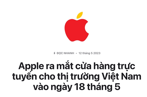 Apple sap ra mat cua hang truc tuyen dau tien tai thi truong Viet Nam hinh anh 2