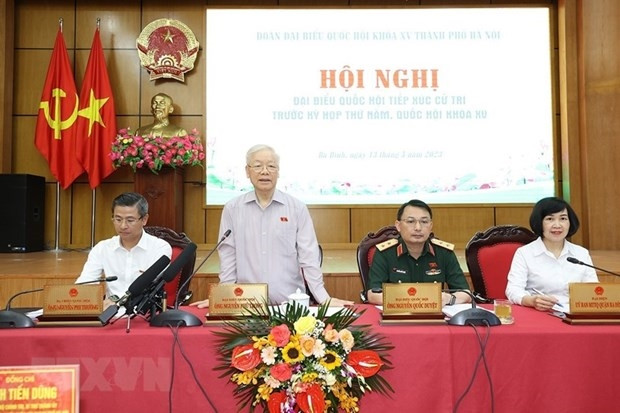 Tong Bi thu: Ha Noi phai guong mau trong dau tranh chong tham nhung hinh anh 1